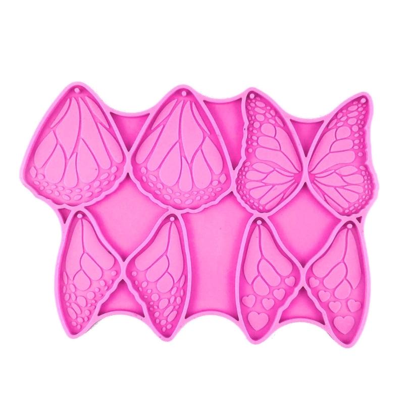 Butterfly /dragonfly /Angel Wing Decor Earring Silicone Mold for Epoxy Resin Diy Craft Backpacks Pendant Ornament Jewelry Making