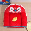 Red Lion Dance Warm Comfortable Pet Bed For Cats And Dogs