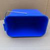Enhanced Rectangular Mop Bucket with Hand-Press Squeeze for Easy Cleaning - Durable Plastic Design for Household Use