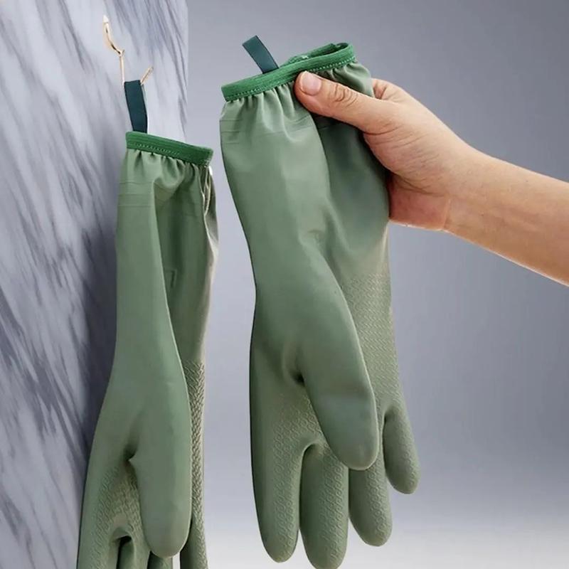 Haushaltshandschuhe zum Geschirrspülen, Gummihandschuhe, Wasserdichte Handschuhe, Reinigungswerkzeuge, Latexhandschuhe für Wäsche und Küche