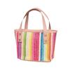 Rainbow woven straw bag summer bag women's new fashion wind chain portable shoulder bag