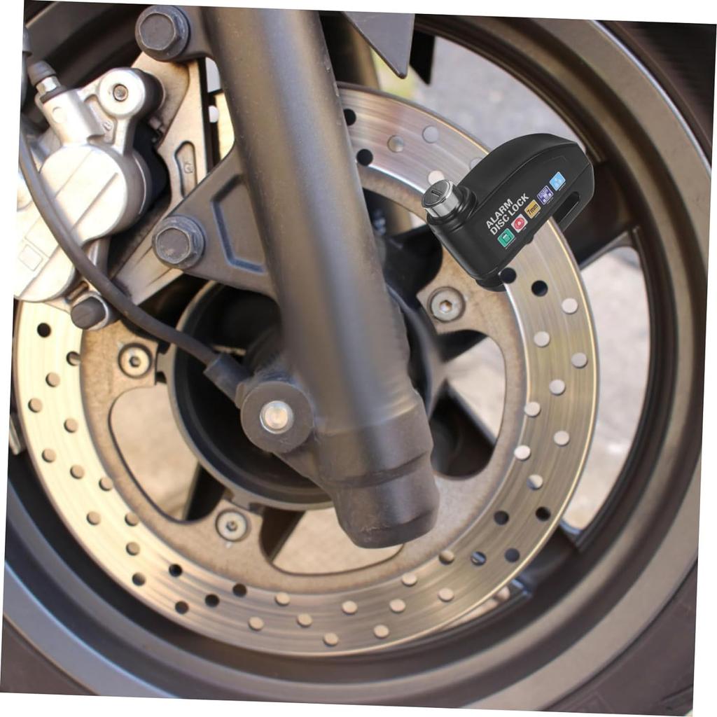 GLEAVI 1 Set Disc Brake Pad Lock Motorcycle Disc Brake Lock Motorcycle Wheel Lock Bicycles Accessories Motorcycle Alarm Brake Lock Alarm Lock Cycling