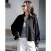 Women's Retro Stand Collar Loose Fit Coat