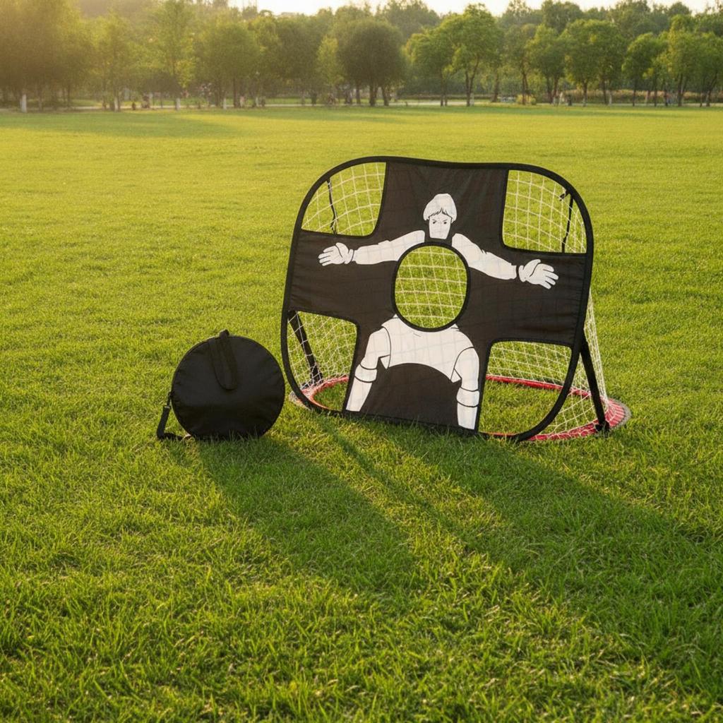 Instant-Setup Soccer Goal Collapsible Instant-up Sturdy for Children