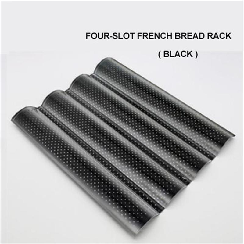 Non-Stick Bread Pans Baking Tray 2/3/4 Loaf Baguette Mold Loaves Wave Baker Baguette Pan Bakeware Baking Tray