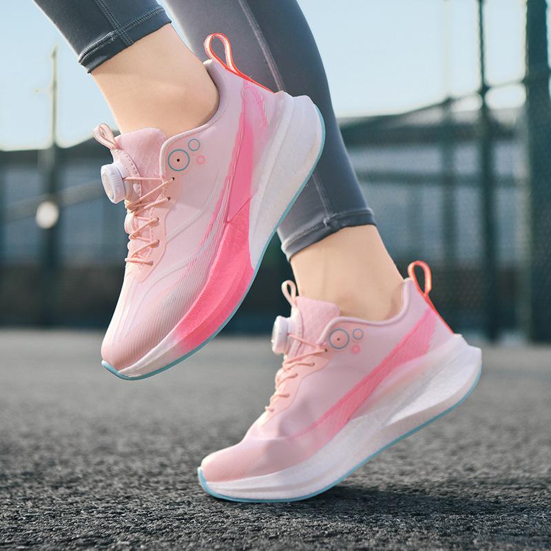 

Rotating button colorful running shoes lightweight sports shoes couple style primary and secondary school children sports shoes 44