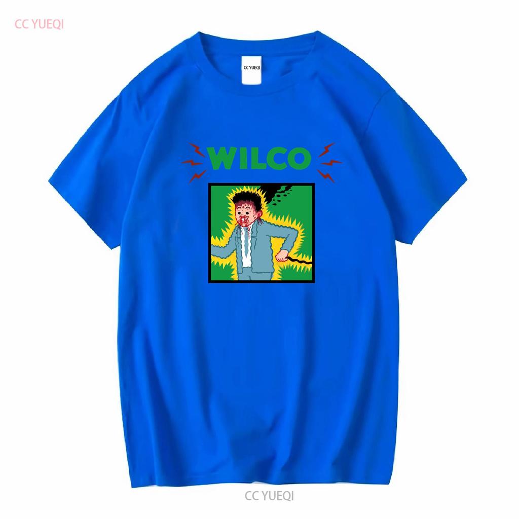 T-shirt Wilco Tour Band Rare Pour Fan Coton Toutes Tailles S à 5XL Basique Vintage Lavé Étiré Streetwear Homme Mode Polyvalent