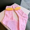 Ankle Socks Cute Cartoon Doll Crew Socks Soft Funny Novelty Socks Breathable Cotton Boot Socks for Women Girls Gifts