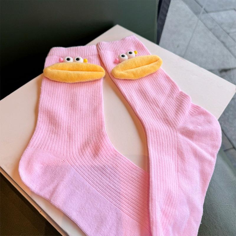 Ankle Socks Cute Cartoon Doll Crew Socks Soft Funny Novelty Socks Breathable Cotton Boot Socks for Women Girls Gifts