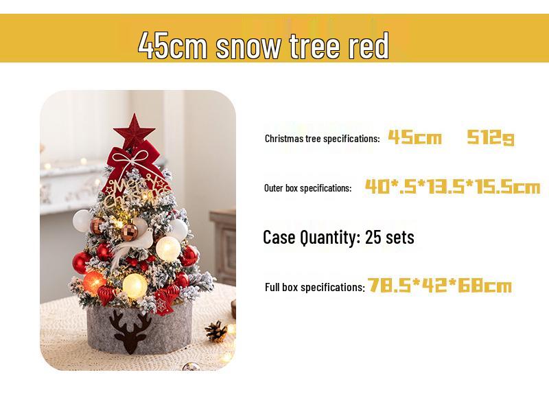 60cm Pink Flocked Mini Christmas Tree Set with Lights