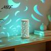 Romantic Accent Light USB Butterfly Projector Lamp, RGB 16 Colors Decorative Lamp with Remote Bedroom Night Control, Hollow-out LED for