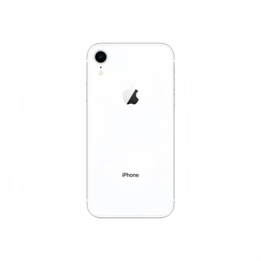 Refurbished Apple iPhone Xr 6.1'' 3GB RAM 64GB ROM White 4G LTE Unlocked Smartphone With Single SIM