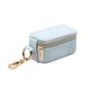 1pc Mini Travel Jewelry Box Ring Zipper Velvet Storage Case Small Jewellery Packaging USB Storage Box On Business Trip