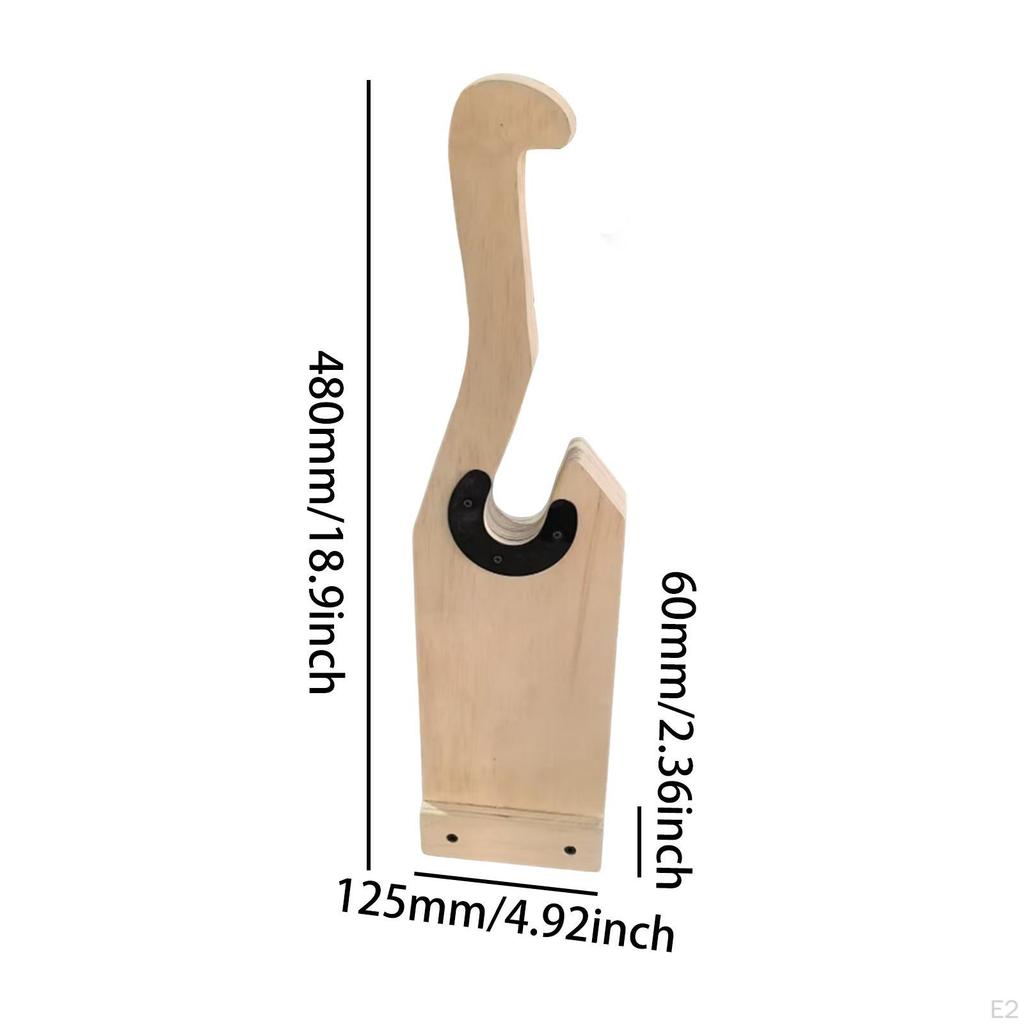 Hölzerner Deadlift Langhantelheberständer mit Nut Zubehör Tragbar zum Be- und Entladen Arbeitssparend