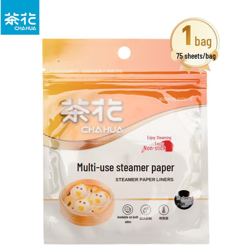 

Chahua 10cm Non-Stick Steamer Paper, 75 Sheets
