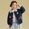 Hello Kitty Girls' Cartoon Print Lapel Spring Jacket