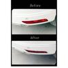 Car Styling Front Fog Lamps Cover Grille Slats Car Fog Lights Cover Decoration ABS Stickers Strips for Volvo XC60 2014-2016 Year
