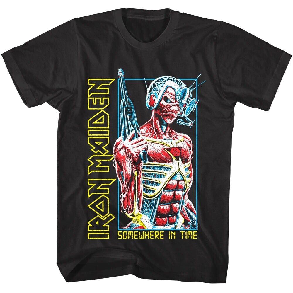 

Iron Maiden Somewhere in Time Men s T Shirt L