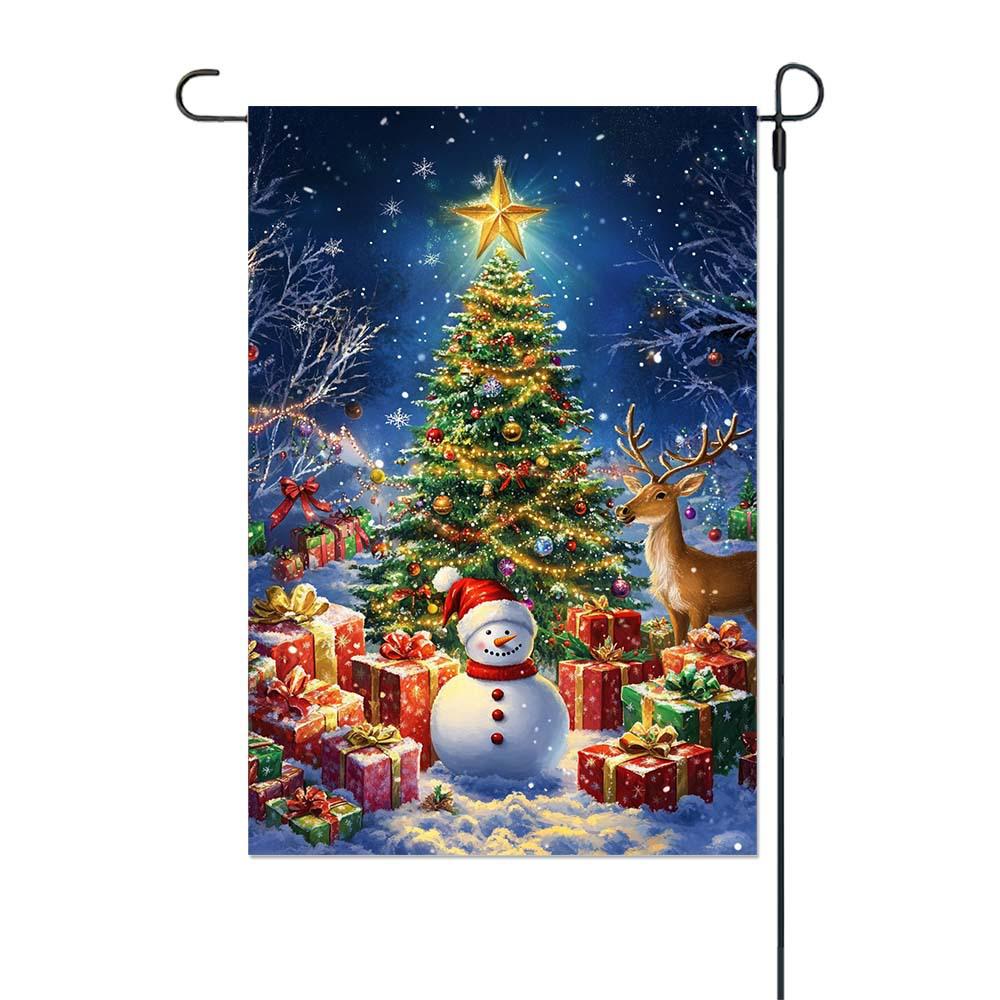 Christmas Courtyard and Garden Party Decoration Flag