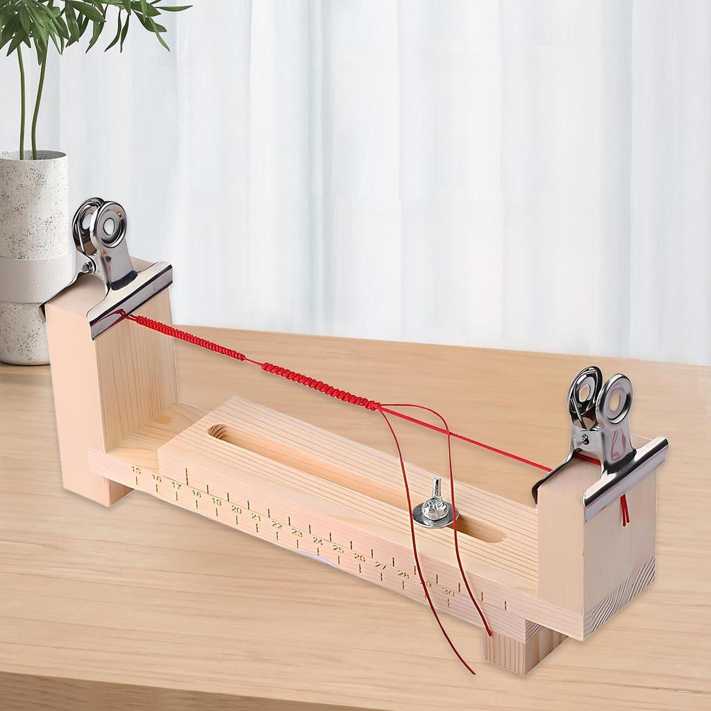 2pcs Bracelet Maker Jig Wooden Hand Weaving Tool Non-slip Base Crafting Supplies For Beginners Handcraft Enthusiast