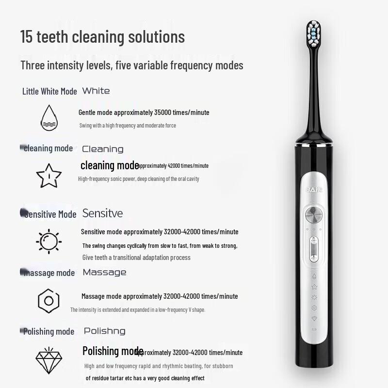 Byr G201 Elektrische Zahnbürste Luxus Edition