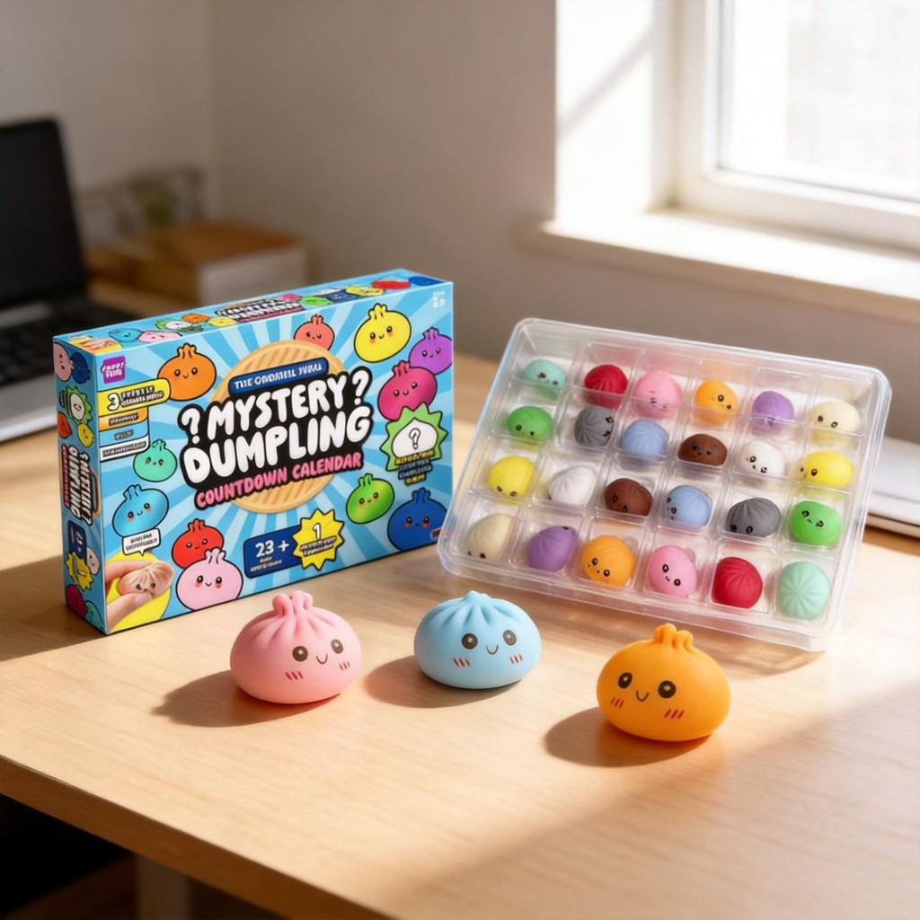 Adult Stress Relief Toy Fidget Squishy With Calendar Blind Box For Hand Eye Coordination