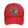 “Cat Philosophy Humor, Meme Art Design” Mesh Baseball Cap