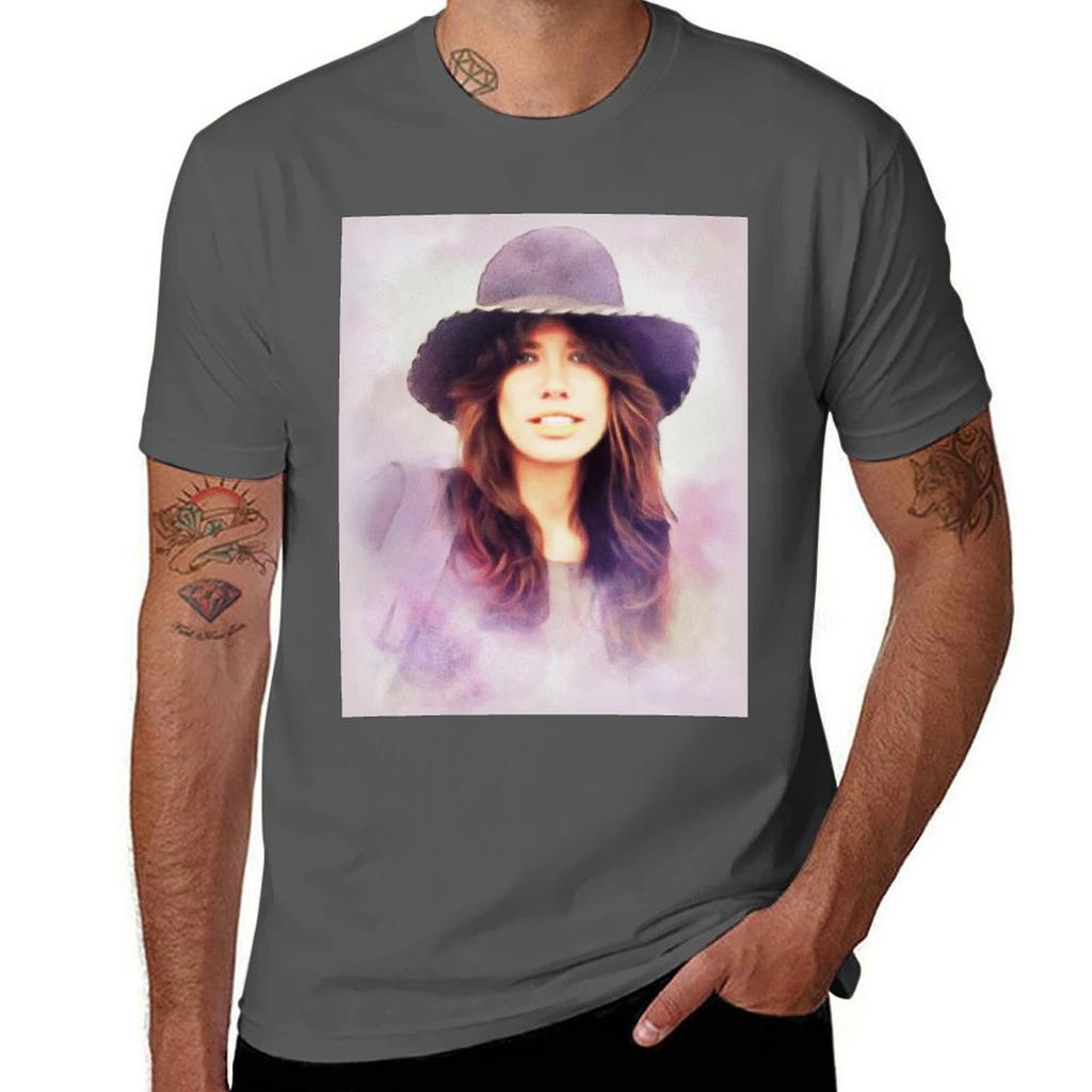 Carly Simon Music Legend Tshirt Urban Casual Loose Fit Tee Tshirt