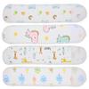 Healeved Baby Belly Bands, Newborn Belly Belts, Cooling Belly Support, Set of 4, Cotton, Adjustable Sizes, Cute Cartoon Design