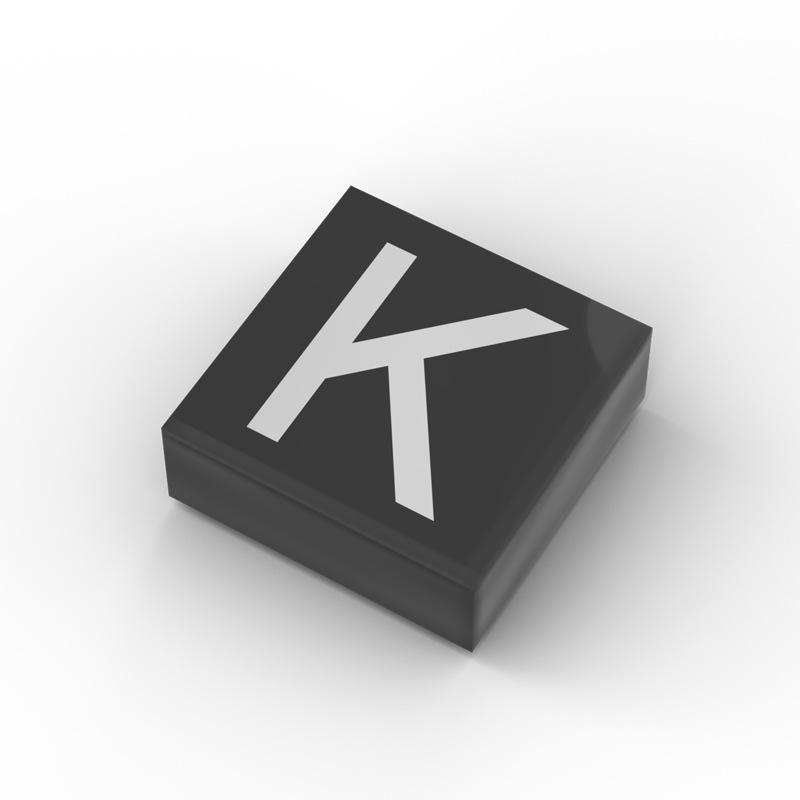 MOC 3070bpb009 Alphabet A-Z Building Blocks Set Lore 3070 Education Printed 26 Letters Bricks Toy For Children Kid Birthday Gift