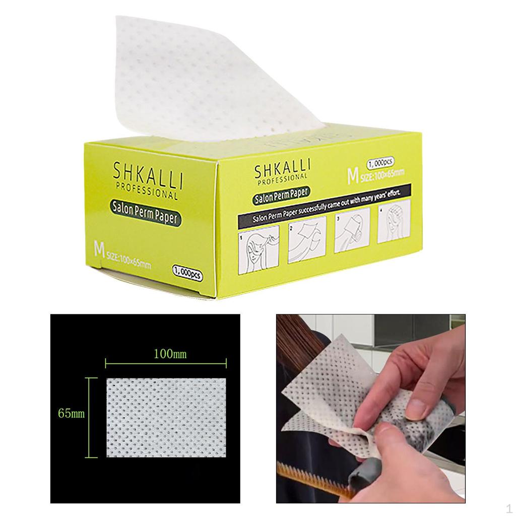 1000 Pieces Hair Perm Papers Breathable Wraps Personal Grooming Tools Easy To Use Salon Paper