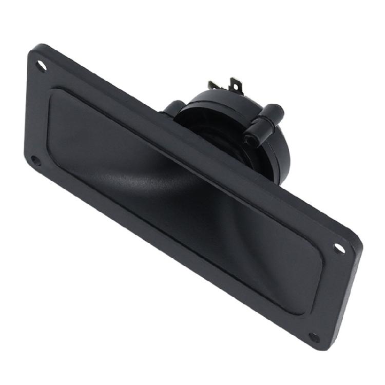 1Pair Magnetic Piezoelectric Tweeter Speaker with Reliable ABS Casing Square Horn Tweeter Speakers for Superior Sound