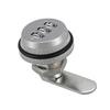 ABWR-4X Alloy Code Combination Cam Lock Keyless Post Mail Box Cabinet RV 3 Dial Silver