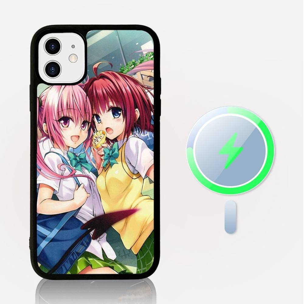 Classic Beautiful Anime Girl To Love-Ru Phone Case Magnetic Case For IPhone 16 14 13 12 11 15 Pro Max Plus For Magsafe Wireless