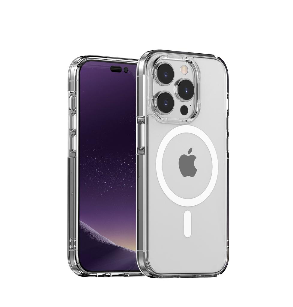 Applicable To Apple 14 Mobile Phone Case Magnetic Suction Iphone14pro Protective Case Magsafe Transparent 14promax New Model