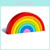 Childrens Wooden Color Recognition Blocks Set Nonelectric Educational Playset