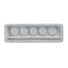 Long Candle Holder Molds Five Hole Tealight Holder Molds Base Molds for DIY Craft Tealight Holder Home Decorations