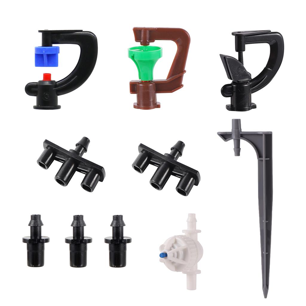 20Pcs 7.5mm G-type Impeller Rotating Nozzle Garden Irrigation Rotary Refraction Spinkler Greenhouse Agriculture Watering Nozzle