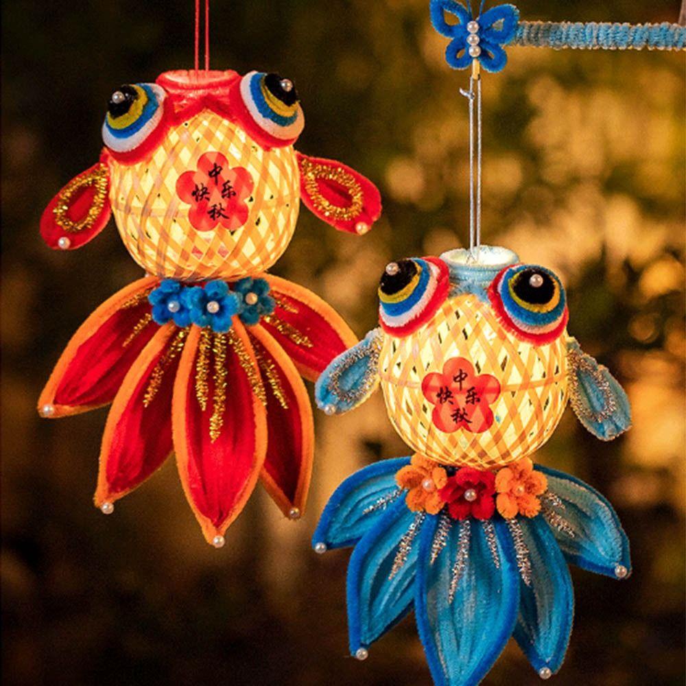 Hand Made Carp Lantern Luminous Mid Autumn  Festival  Lantern  Mid-Autumn Festival
