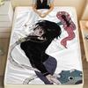 Hunter × Hunter Flannel Blanket Printed for Couch Bed Sofa Picnic Travel Warmth -xia76