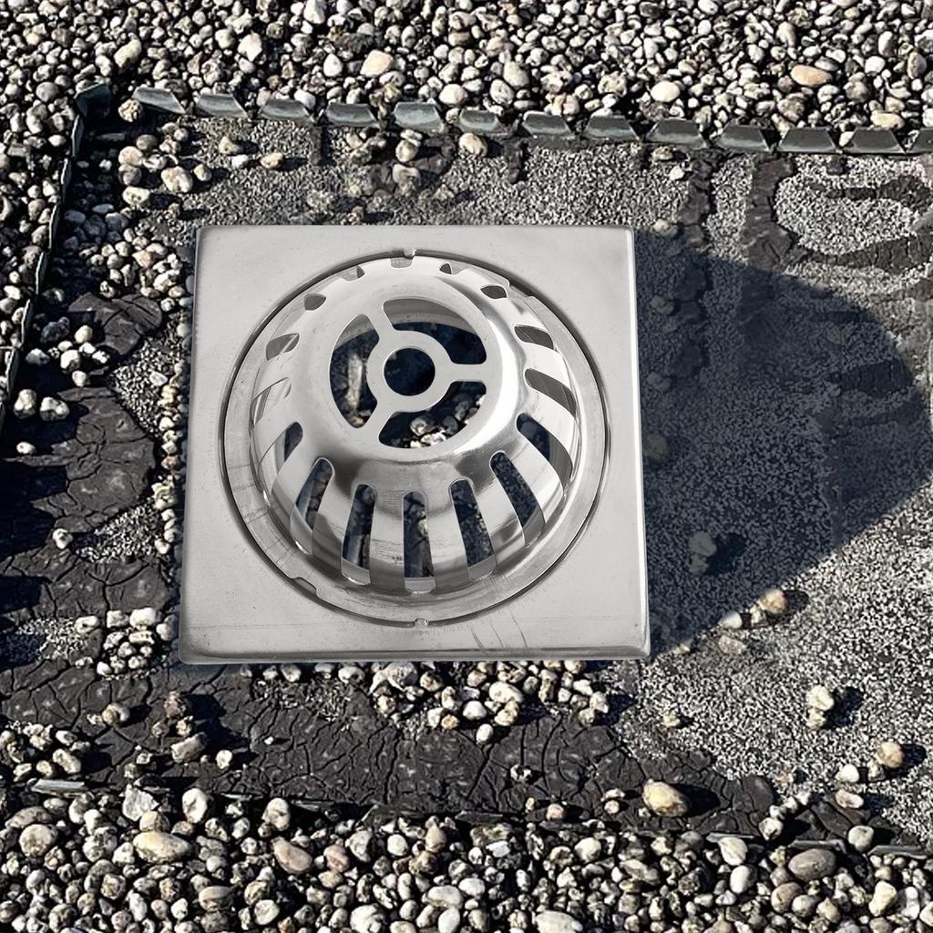 Drainage Drain Balcony Floor Drain Anti Clogging Antirust Rat Prevention Stainless Steel Outdoor Drainage Pipes