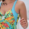 One-piece Swimsuit Women's One Piece Summer Beach V Neck Backless Cutout Bathing Suit Plus Size Sexy Slimming Swimwear Comfortable