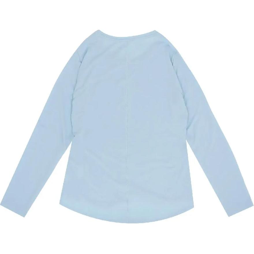 Nike Casual Breathable Dopamine Crew Neck Long Sleeve T-Shirt Women Tops Ice-Blue DD0621-442