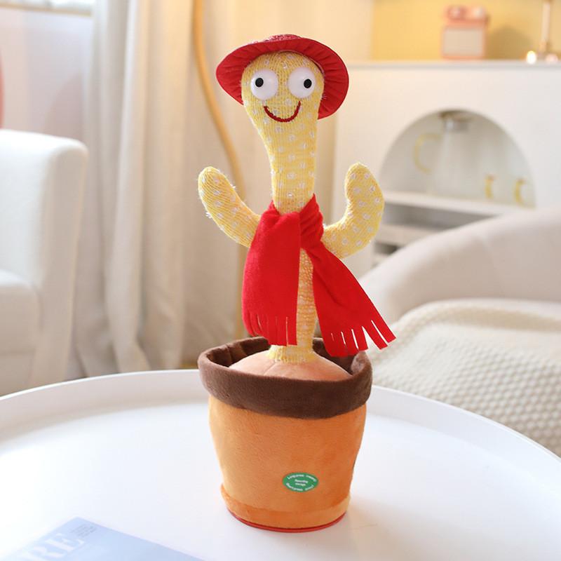 Electric Talking Cactus Toy Swaying Speaks Plush Toy Cute Kids Birthday Gift