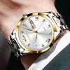 New TOP Brand Luxury Men's Watch With Box Waterproof Double Calendar Luminous Men's Quartz Watches