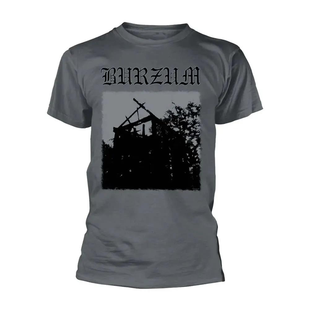 2026 Summer Norwegian Black Metal Band Burzum Rock Dark Punk Black Shortsleeved Printed Tshirt Suitable For Both Unisex And Wounisex