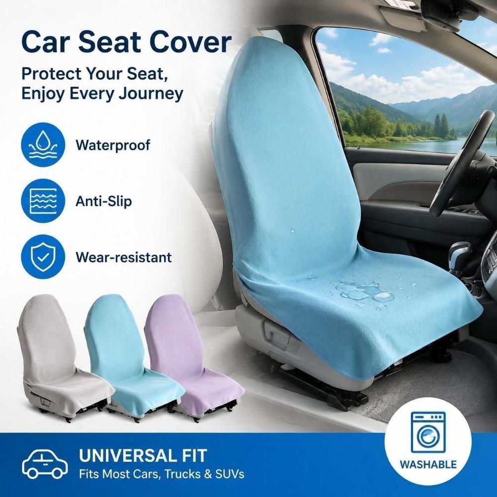 Wear-resistant Car Seat Cover Anti-Slip Car Seat Protector Towel Seat Pad Front Seat