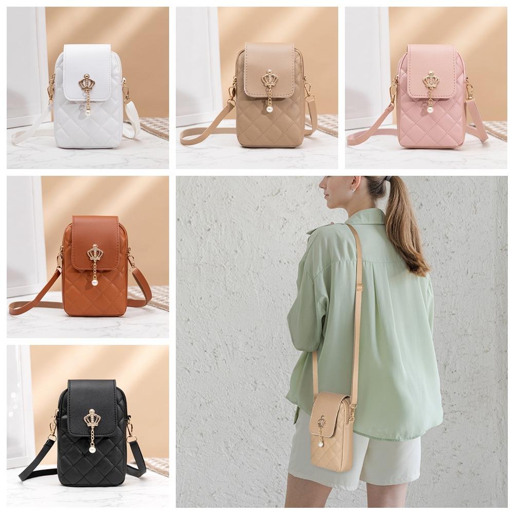 PU Leather Crossbody Phone Purse Single Shoulder Ladies Crossbody Bag Women Mini Bag  Ladies