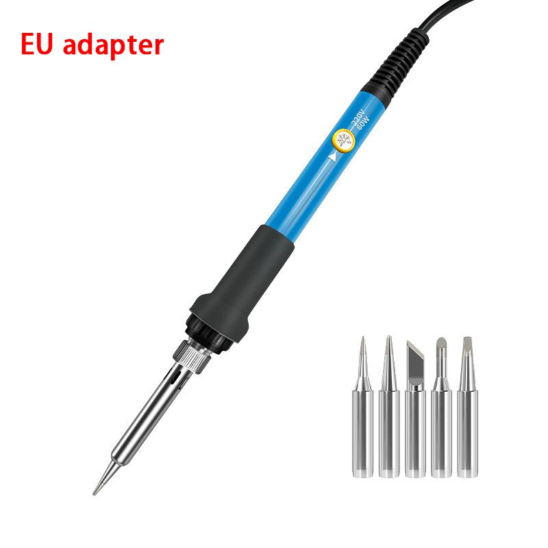 220V 60W Soldering Iron Kit Adjustable Temperature 15 In 1 Tool Set With Soldering Iron Eu Plug Au Uk Us
