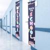 1 Pair Back To School Welcome Couplets Decor Classroom Door Banners School Party Decor